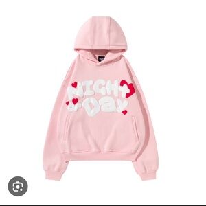 Day or Night Love Hoodie in Pink, NWT, Sold out online